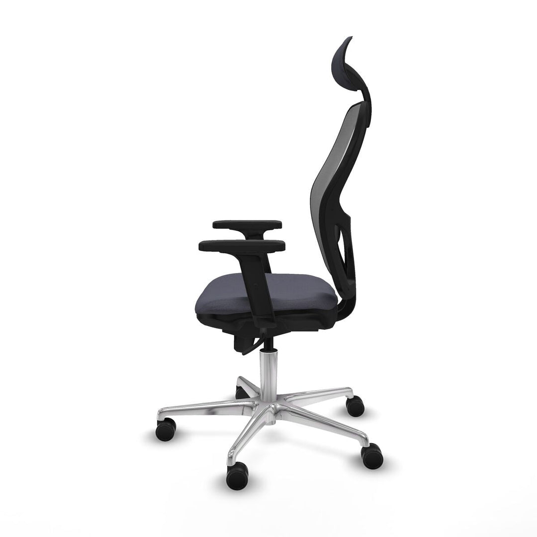 Office Chair with Headrest Piqueras y Crespo 2D086N1 Dark grey