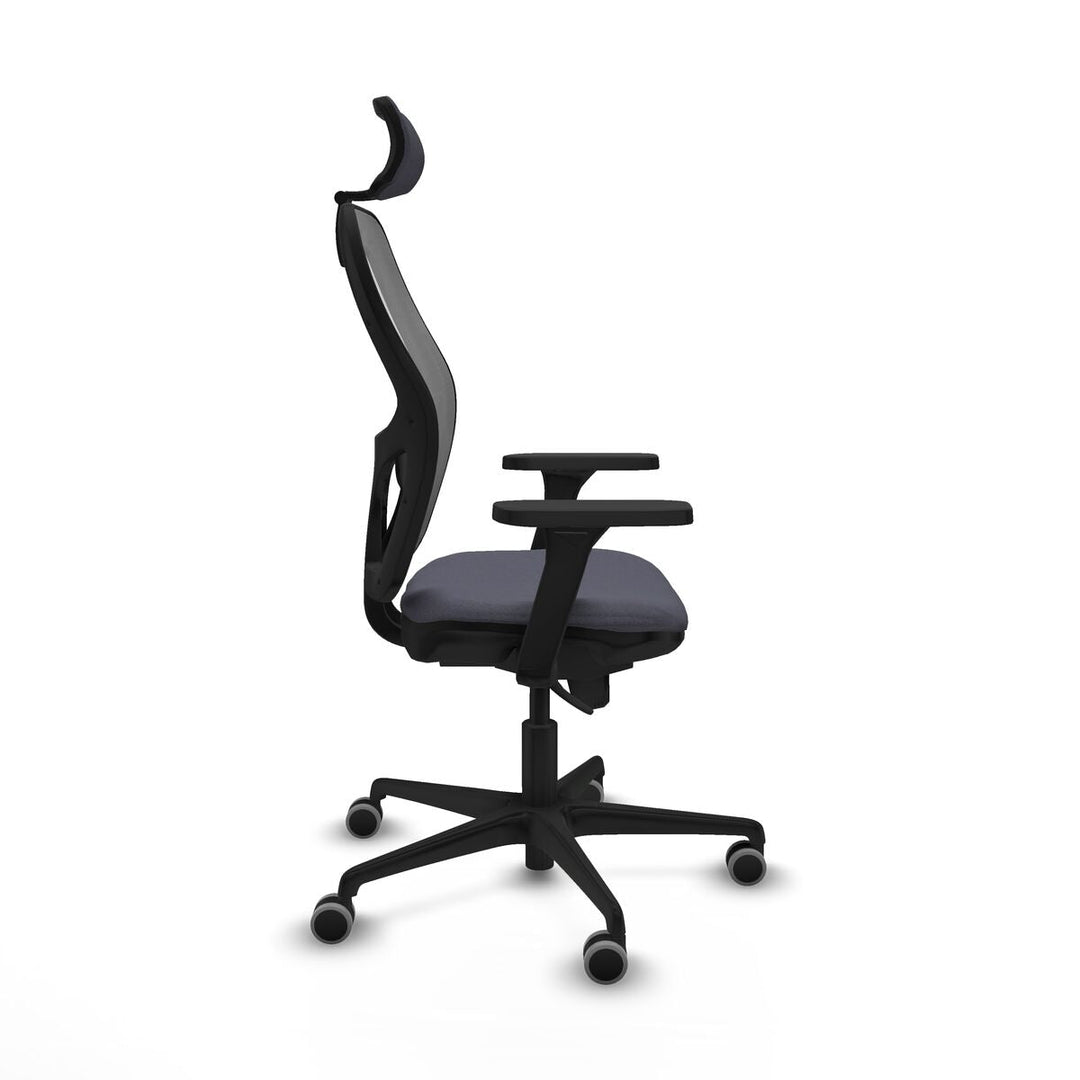 Office Chair with Headrest Piqueras y Crespo 3D036G2 Dark grey