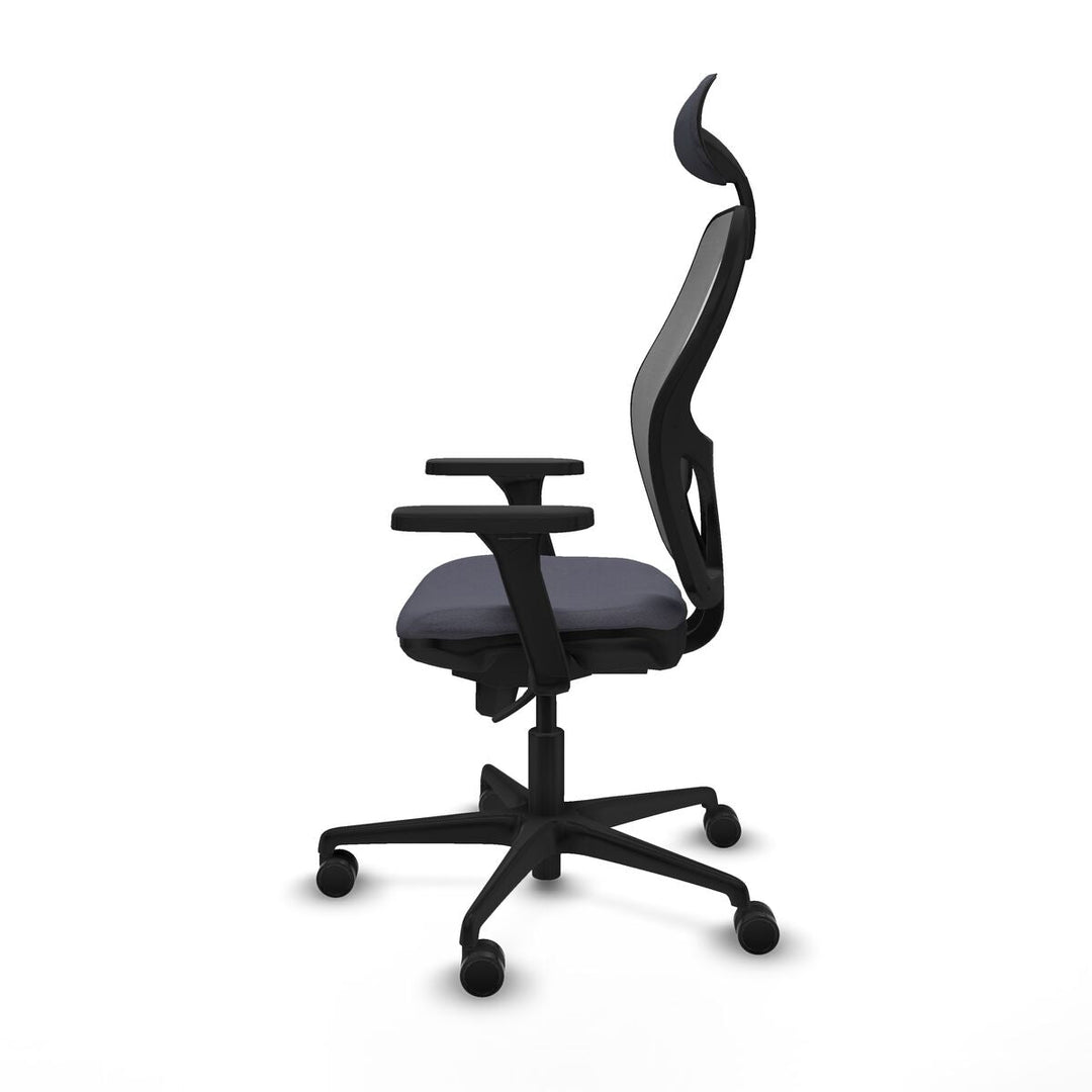 Office Chair with Headrest Piqueras y Crespo 3D036N1 Dark grey