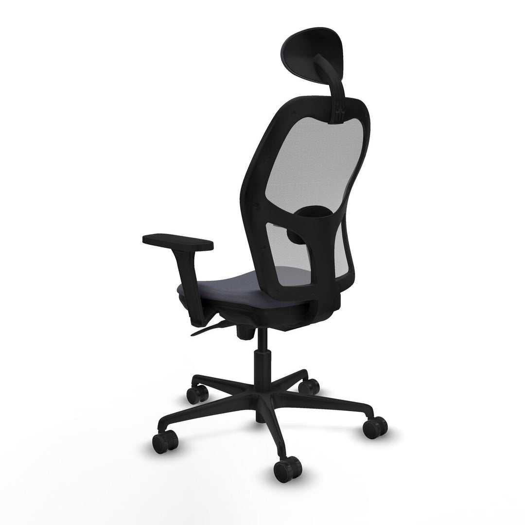 Office Chair with Headrest Piqueras y Crespo 3D036N1 Dark grey