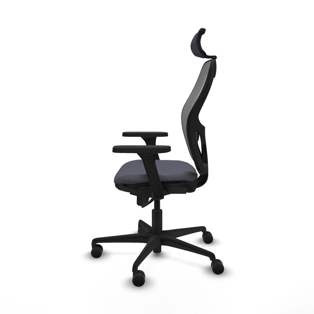 Office Chair with Headrest Piqueras y Crespo 3D036N2 Dark grey