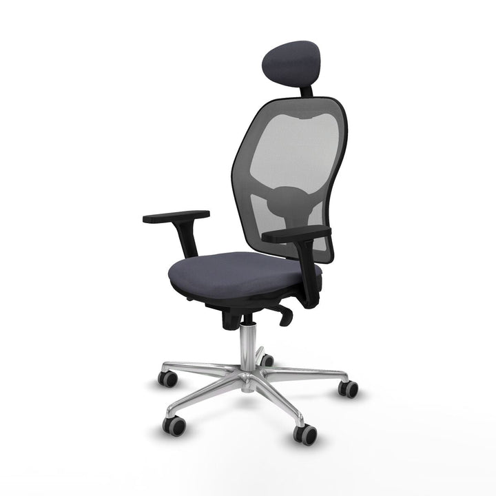 Office Chair with Headrest Piqueras y Crespo 3D086G1 Dark grey