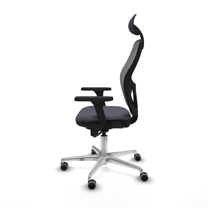 Office Chair with Headrest Piqueras y Crespo 3D086G1 Dark grey