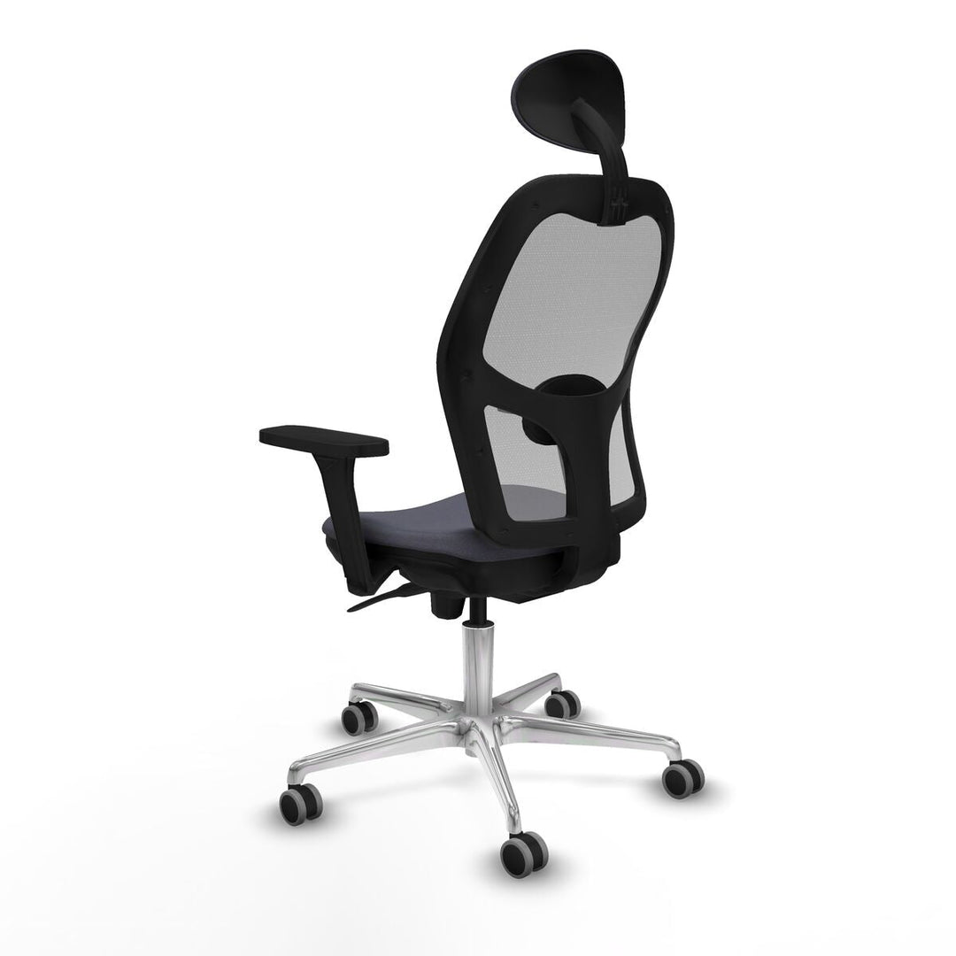 Office Chair with Headrest Piqueras y Crespo 3D086G1 Dark grey