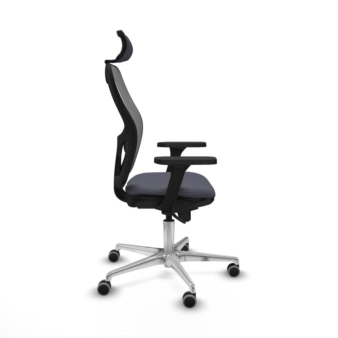 Office Chair with Headrest Piqueras y Crespo 3D086G2 Dark grey