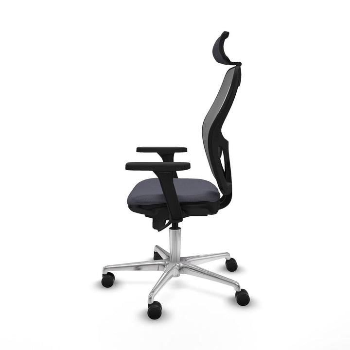 Office Chair with Headrest Piqueras y Crespo 3D086N2 Dark grey