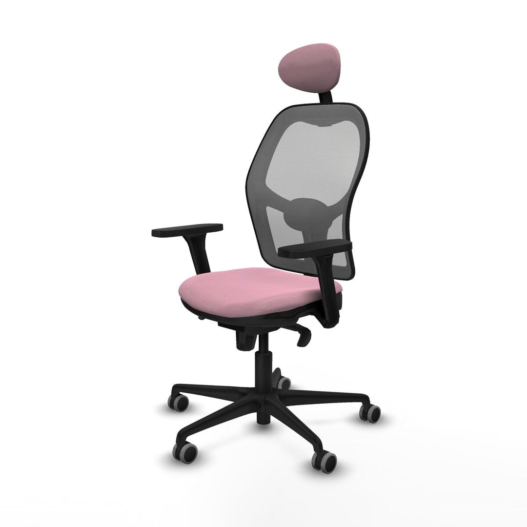 Office Chair with Headrest Piqueras y Crespo 3D036G1 Pink