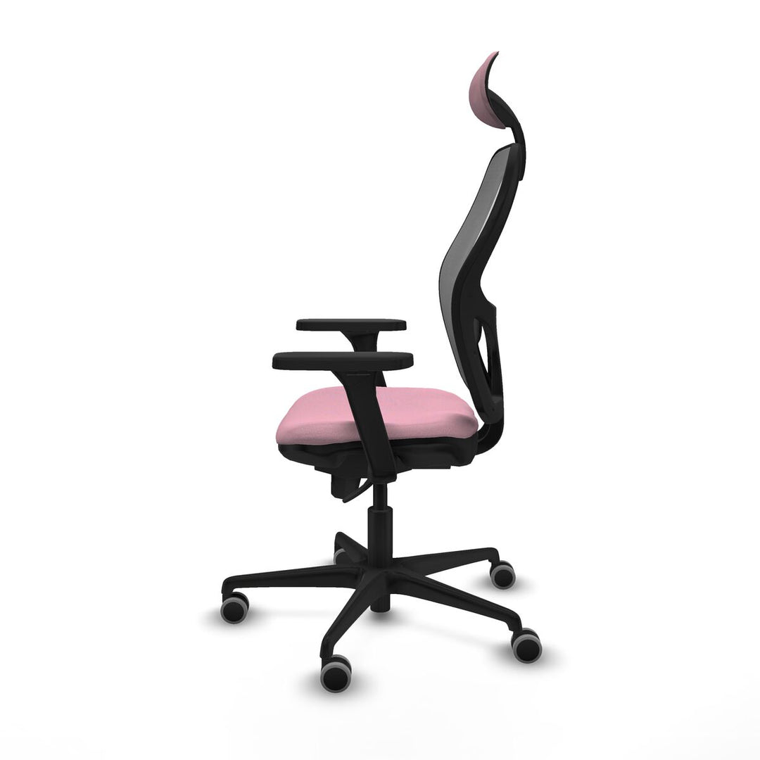Office Chair with Headrest Piqueras y Crespo 3D036G1 Pink