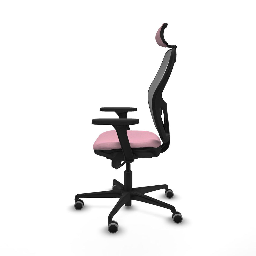 Office Chair with Headrest Piqueras y Crespo 3D036G2 Pink