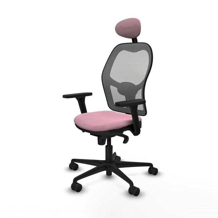 Office Chair with Headrest Piqueras y Crespo 3D036N1 Pink