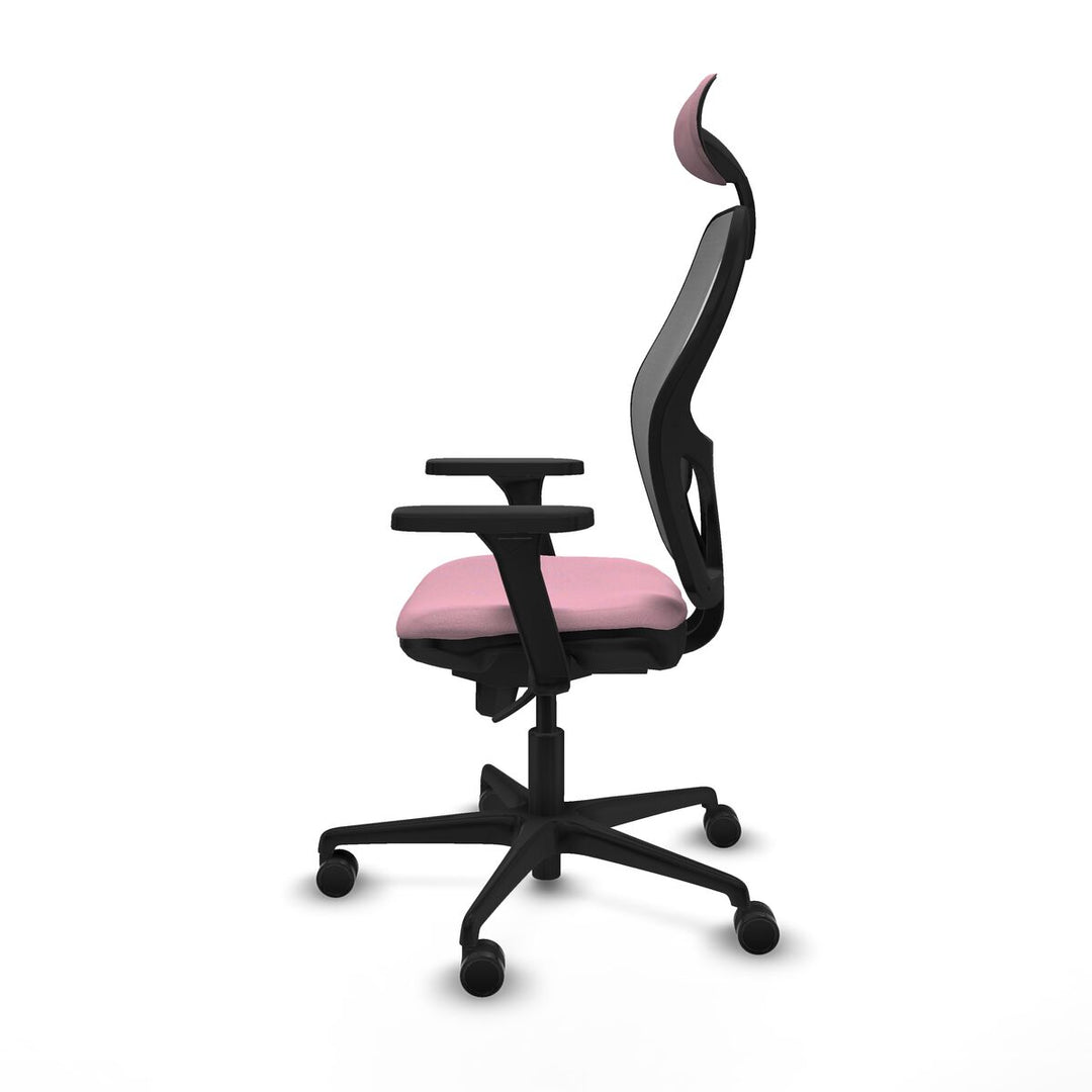 Office Chair with Headrest Piqueras y Crespo 3D036N1 Pink