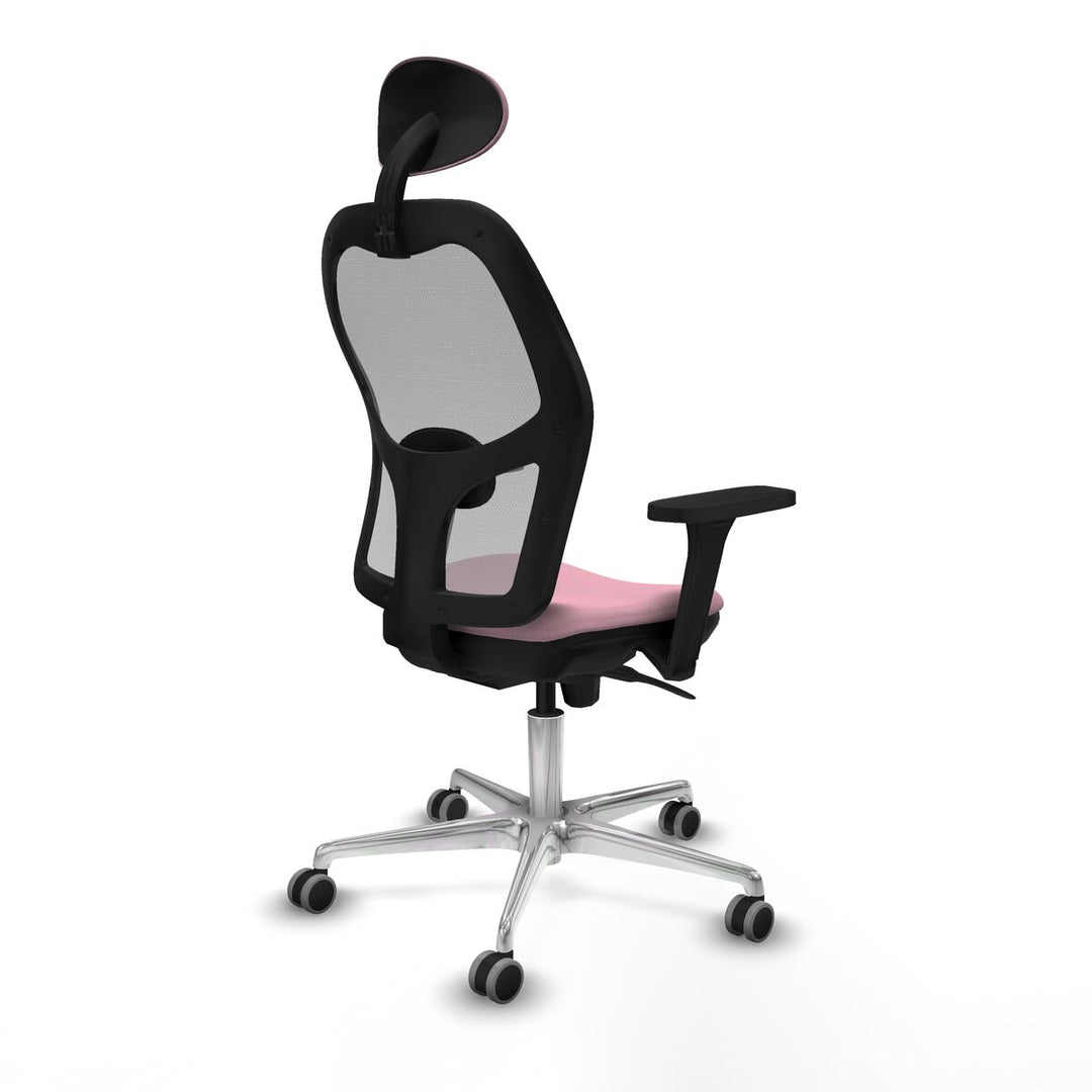 Office Chair with Headrest Piqueras y Crespo 3D086G1 Pink