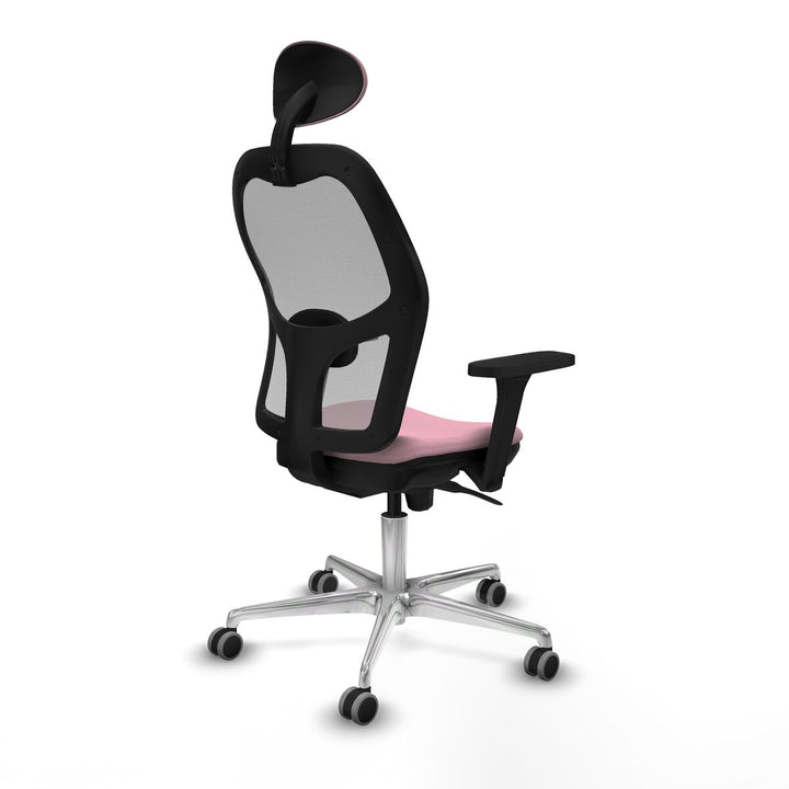 Office Chair with Headrest Piqueras y Crespo 3D086G1 Pink