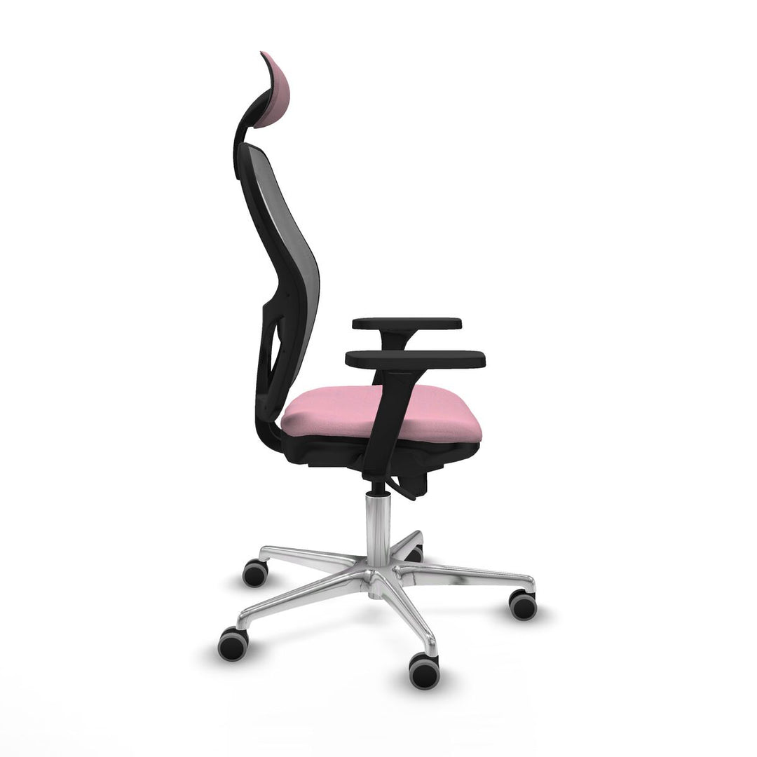 Office Chair with Headrest Piqueras y Crespo 3D086G1 Pink