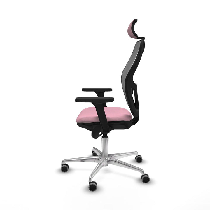 Office Chair with Headrest Piqueras y Crespo 3D086G2 Pink