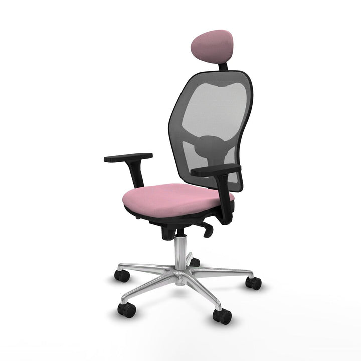 Office Chair with Headrest Piqueras y Crespo 3D086N1 Pink