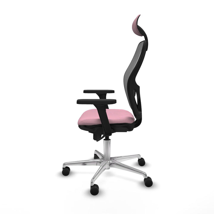 Office Chair with Headrest Piqueras y Crespo 3D086N1 Pink