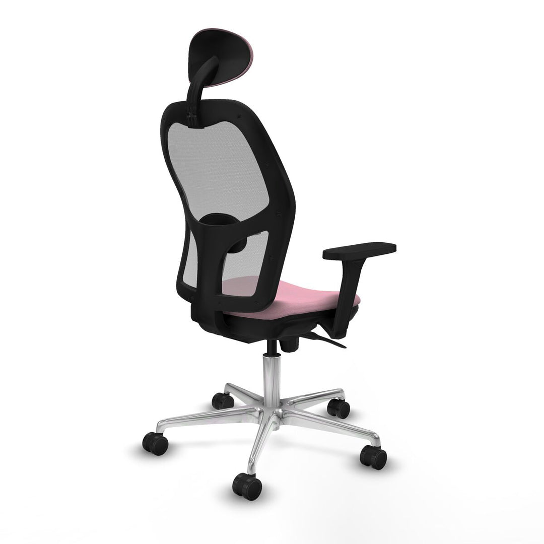 Office Chair with Headrest Piqueras y Crespo 3D086N1 Pink