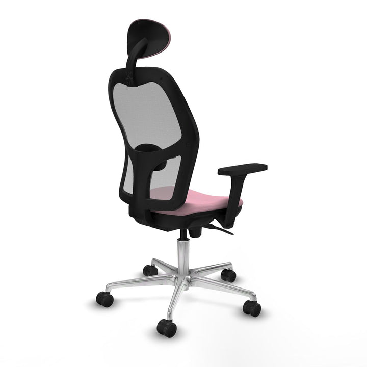 Office Chair with Headrest Piqueras y Crespo 3D086N1 Pink