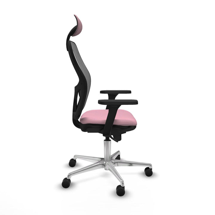 Office Chair with Headrest Piqueras y Crespo 3D086N1 Pink