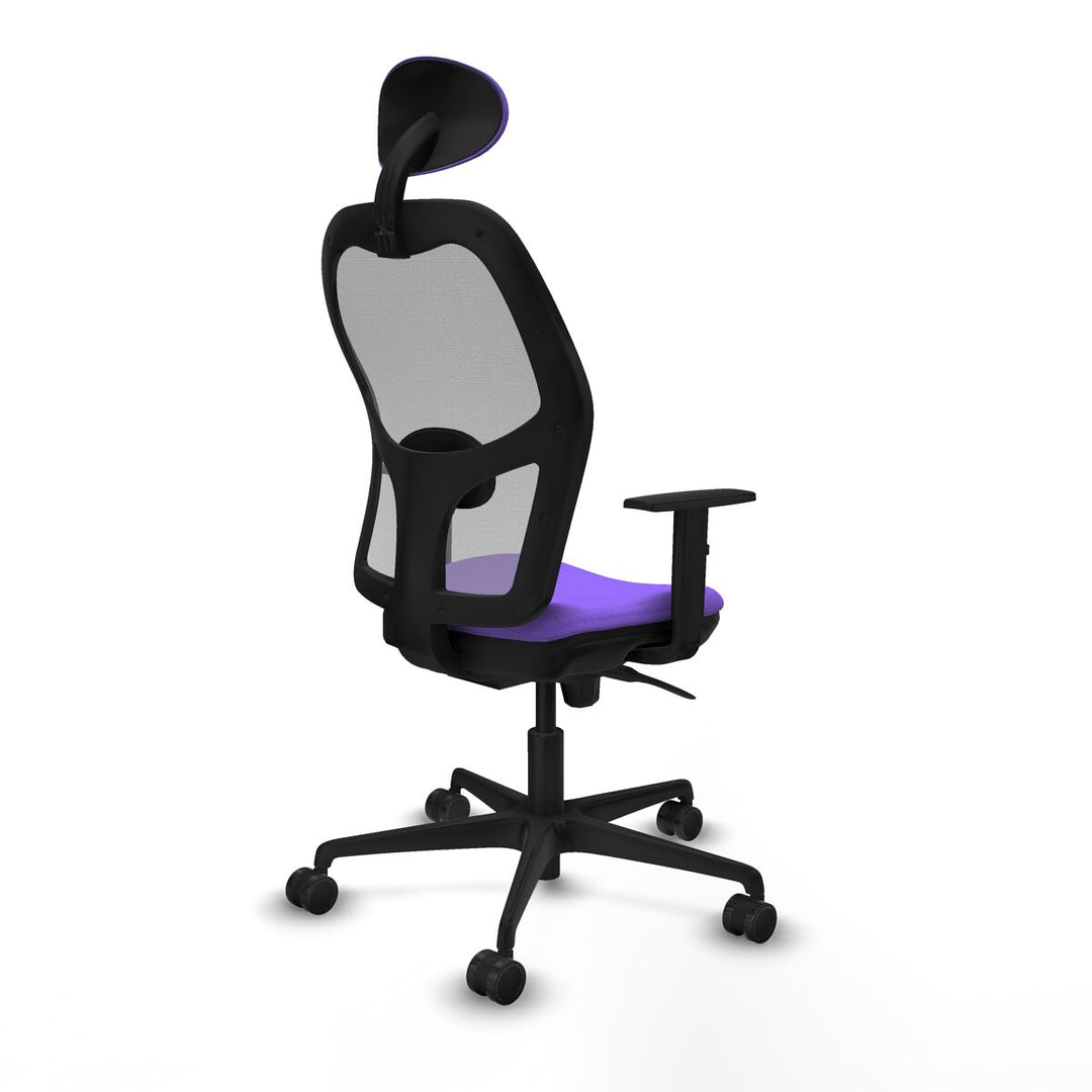 Office Chair with Headrest Jorquera Piqueras y Crespo 1D036N1 Lilac
