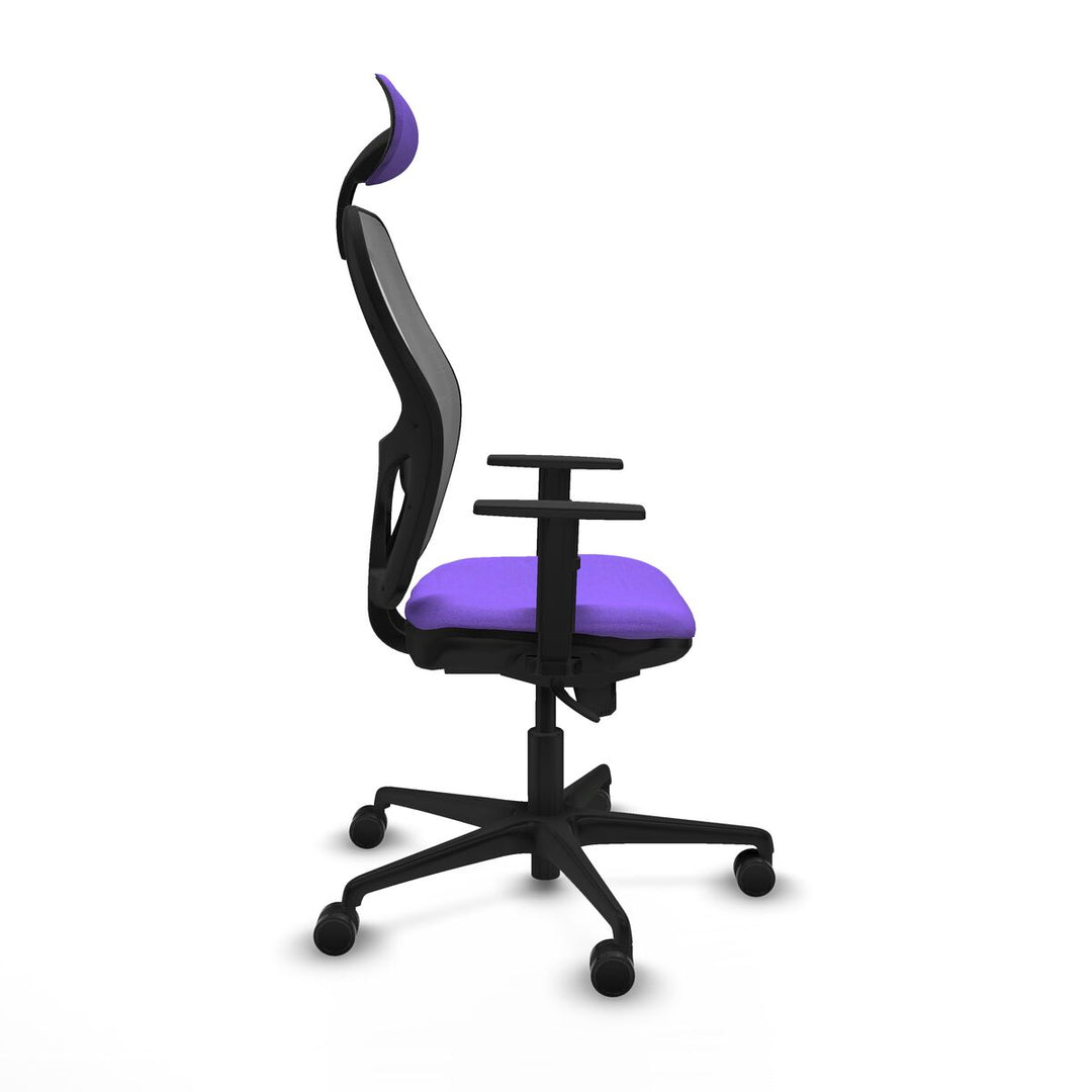 Office Chair with Headrest Jorquera Piqueras y Crespo 1D036N1 Lilac