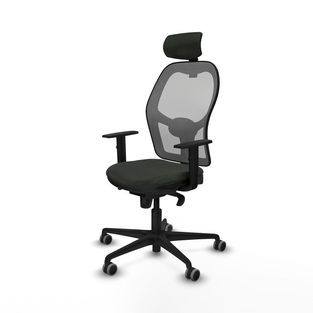 Office Chair with Headrest Piqueras y Crespo 1D036G2 Black