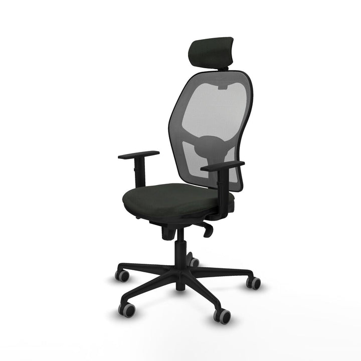 Office Chair with Headrest Piqueras y Crespo 1D036G2 Black