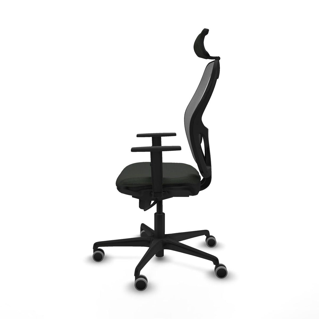 Office Chair with Headrest Piqueras y Crespo 1D036G2 Black