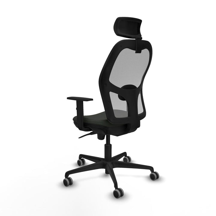 Office Chair with Headrest Piqueras y Crespo 1D036G2 Black