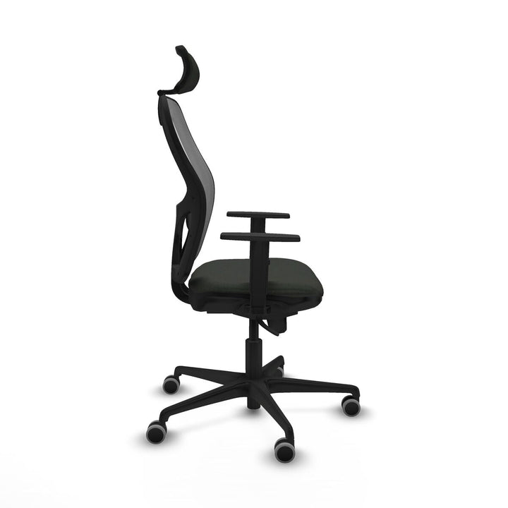 Office Chair with Headrest Piqueras y Crespo 1D036G2 Black