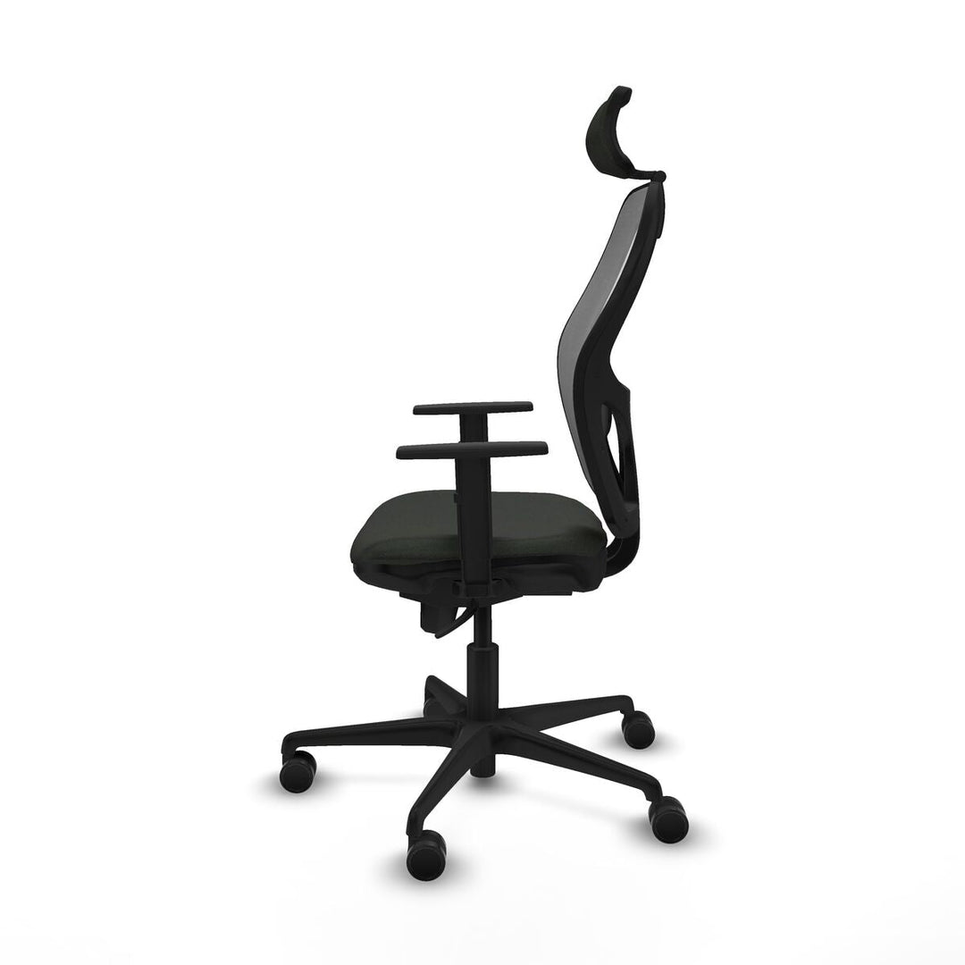 Office Chair with Headrest Piqueras y Crespo 1D036N2 Black