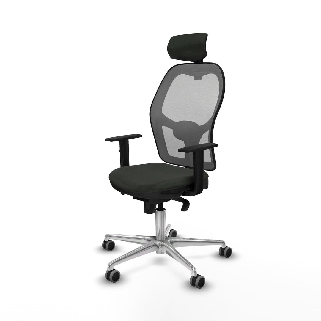 Office Chair with Headrest Piqueras y Crespo 1D086G2 Black