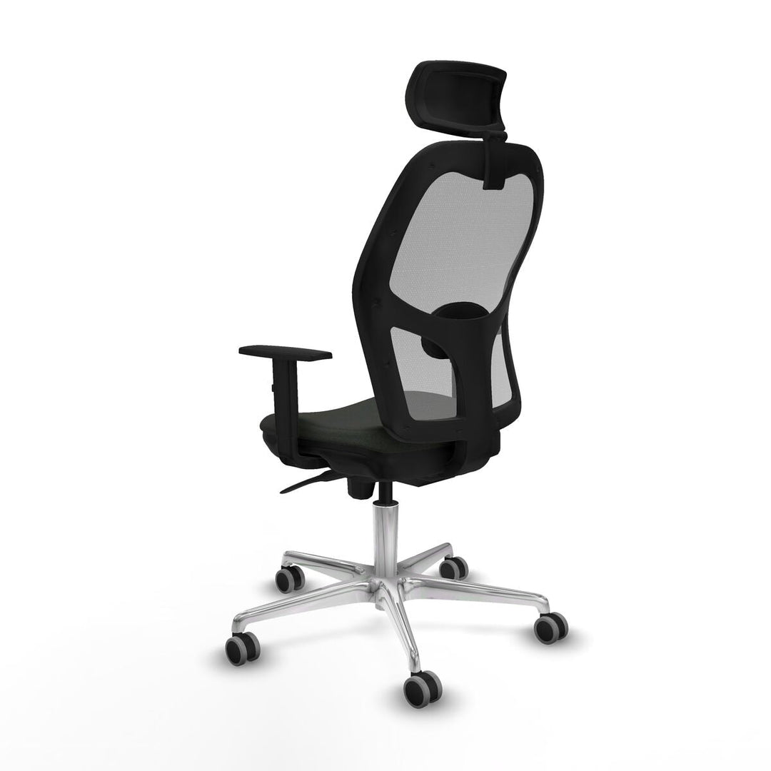 Office Chair with Headrest Piqueras y Crespo 1D086G2 Black