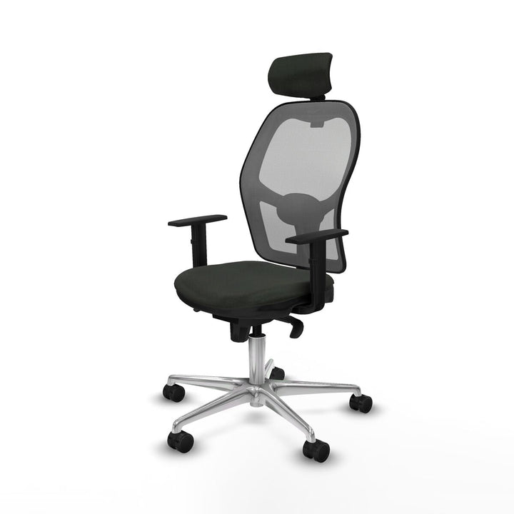 Office Chair with Headrest Piqueras y Crespo 1D086N2 Black