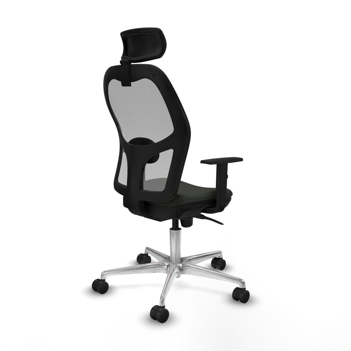 Office Chair with Headrest Piqueras y Crespo 1D086N2 Black