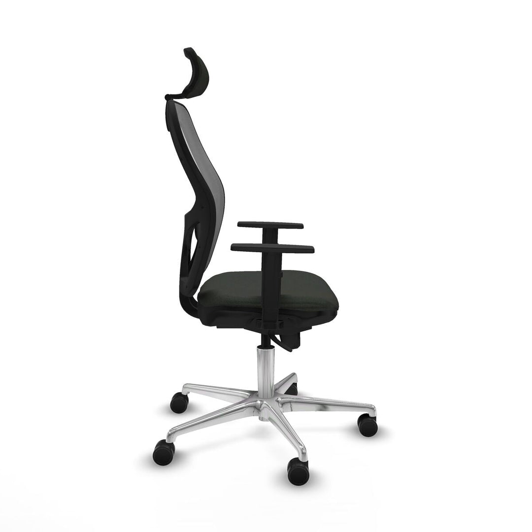 Office Chair with Headrest Piqueras y Crespo 1D086N2 Black