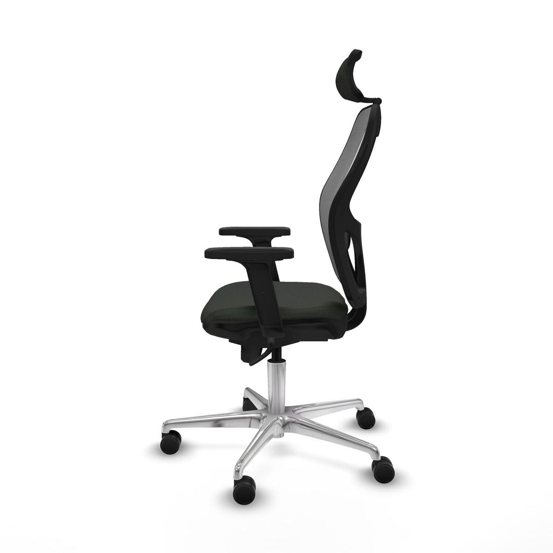Office Chair with Headrest Piqueras y Crespo 2D086N2 Black