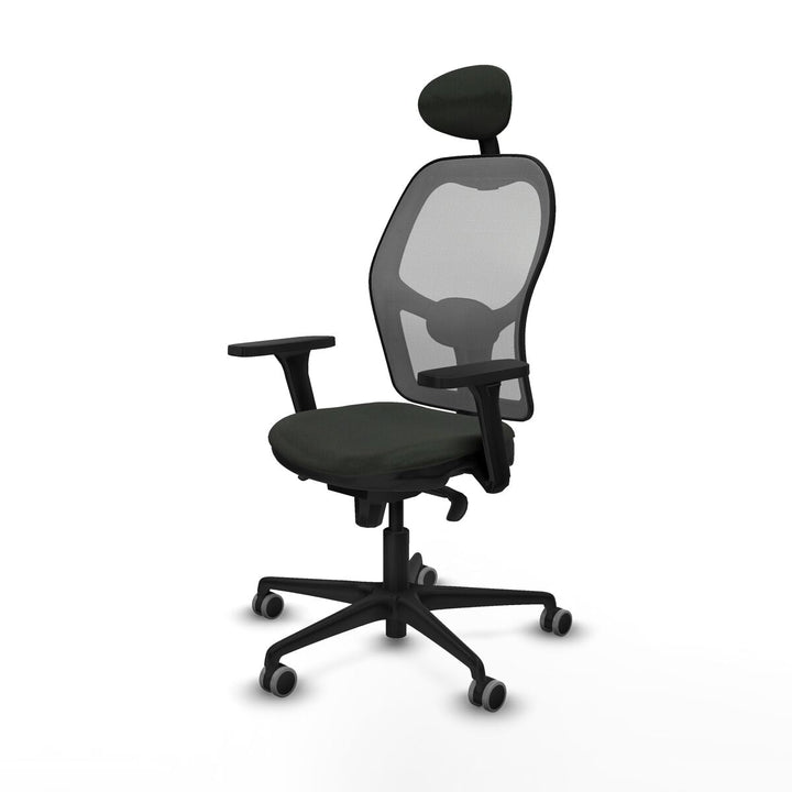 Office Chair with Headrest Piqueras y Crespo 3D036G1 Black