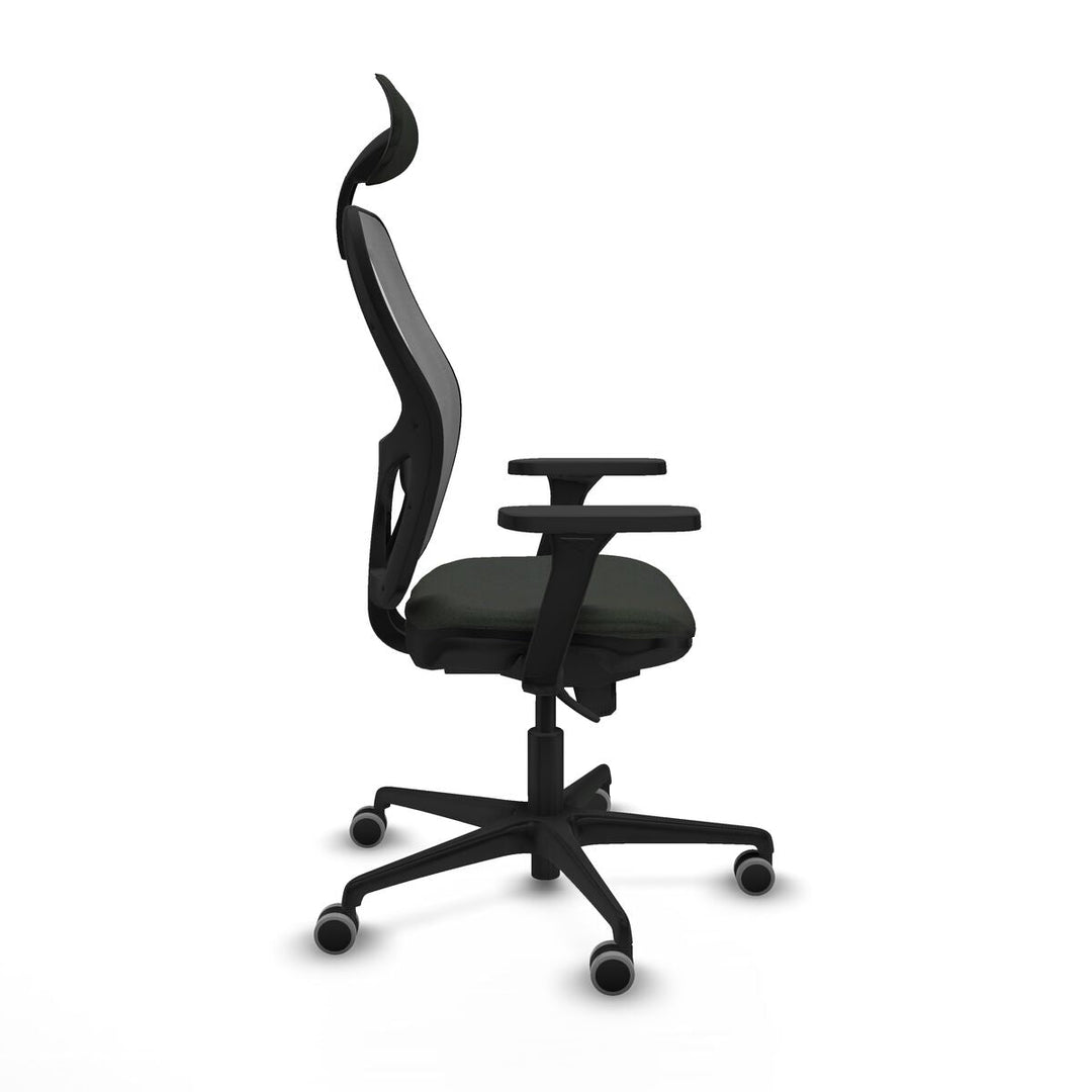 Office Chair with Headrest Piqueras y Crespo 3D036G1 Black