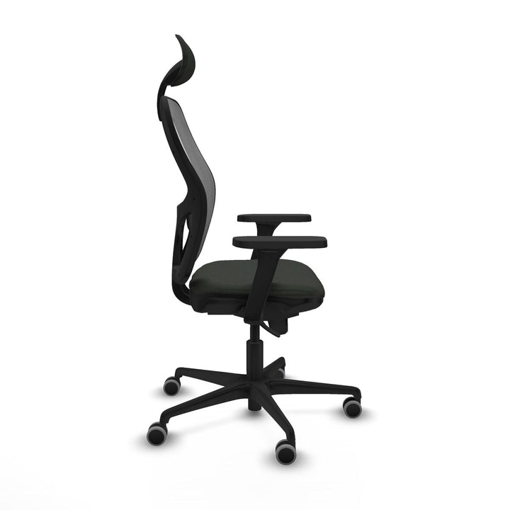 Office Chair with Headrest Piqueras y Crespo 3D036G1 Black