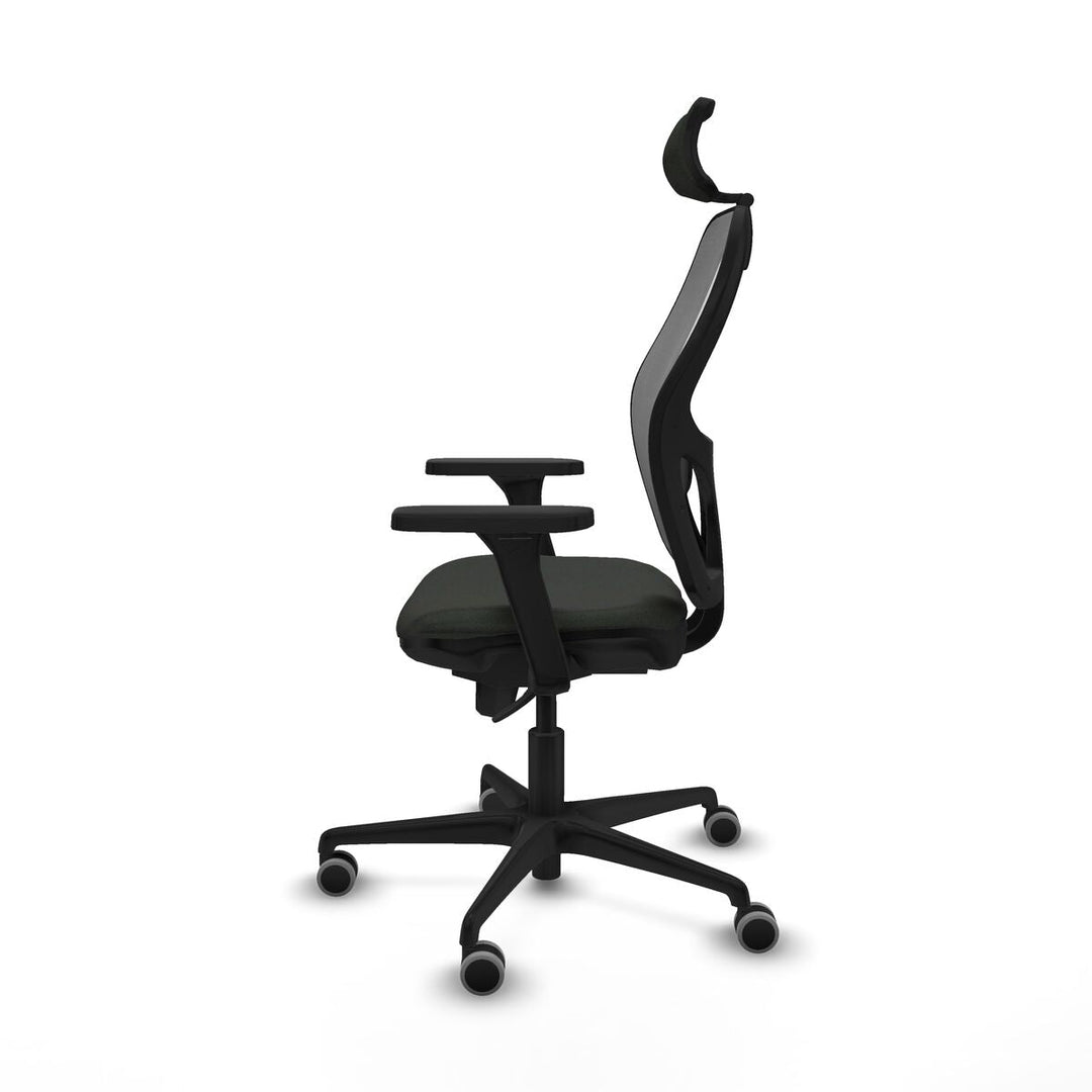 Office Chair with Headrest Piqueras y Crespo 3D036G2 Black