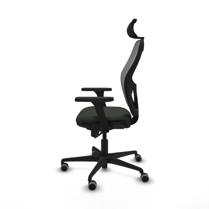 Office Chair with Headrest Piqueras y Crespo 3D036G2 Black