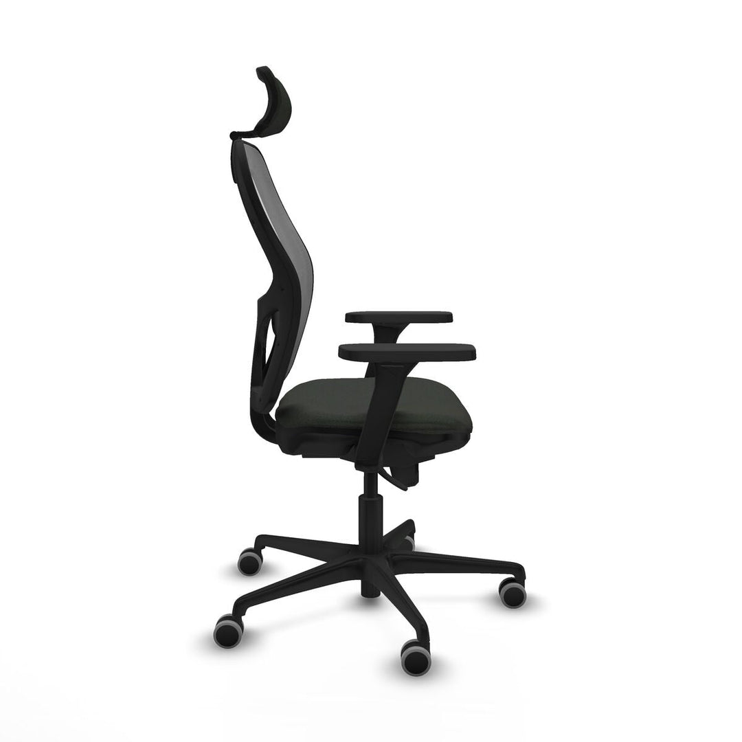 Office Chair with Headrest Piqueras y Crespo 3D036G2 Black