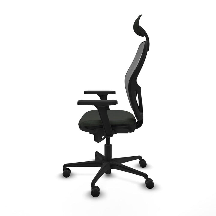 Office Chair with Headrest Piqueras y Crespo 3D036N1 Black