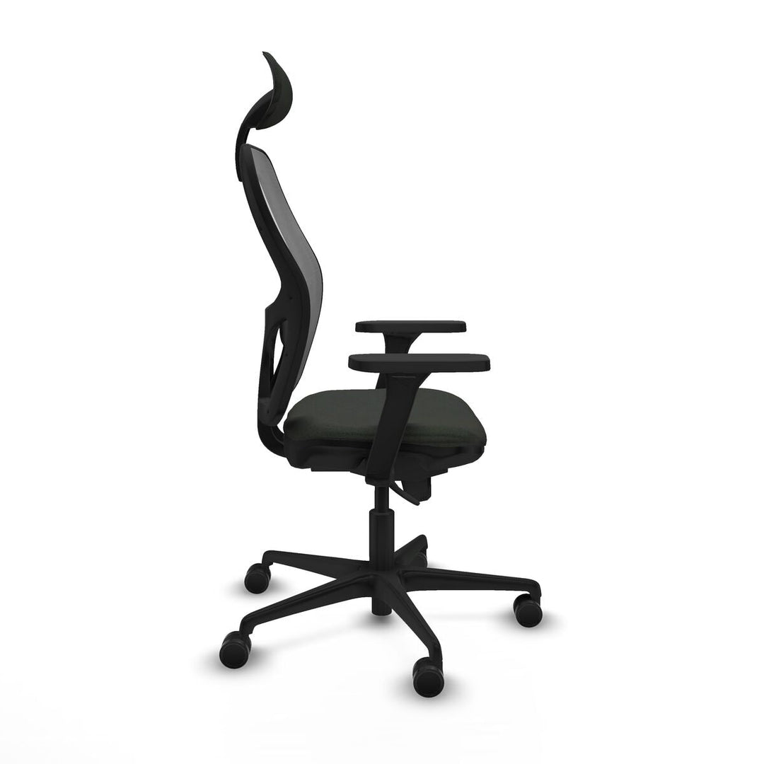 Office Chair with Headrest Piqueras y Crespo 3D036N1 Black