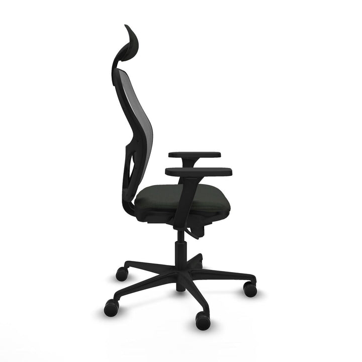 Office Chair with Headrest Piqueras y Crespo 3D036N1 Black