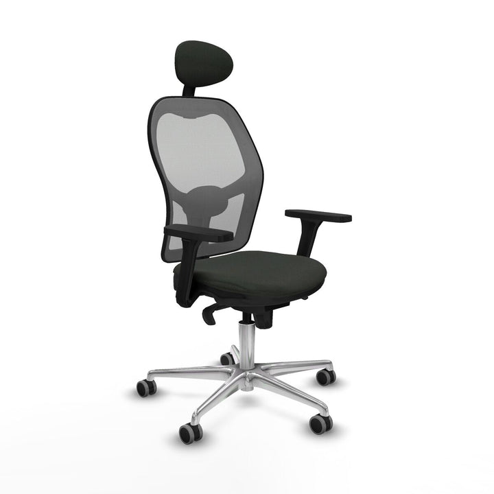 Office Chair with Headrest Piqueras y Crespo 3D086G1 Black