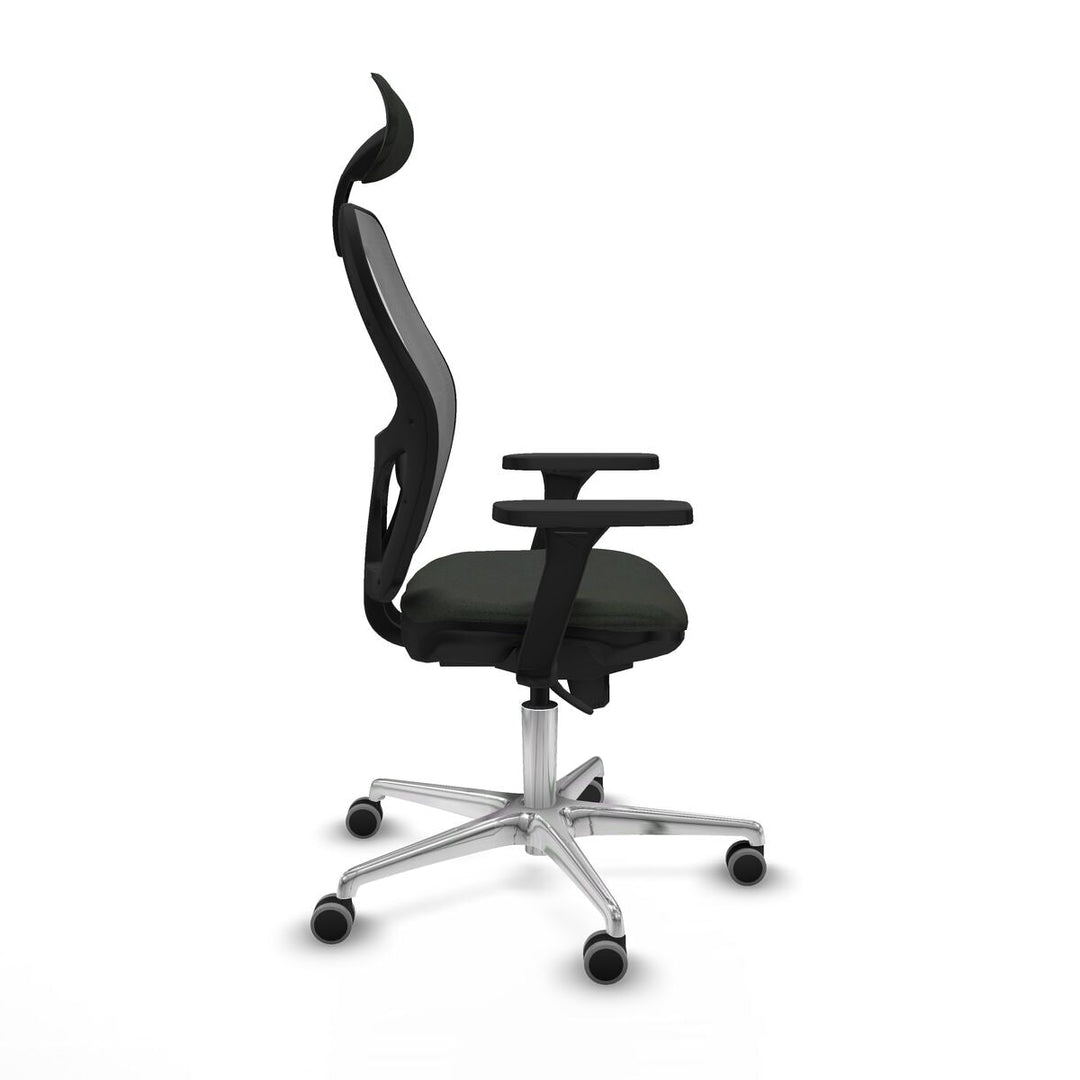 Office Chair with Headrest Piqueras y Crespo 3D086G1 Black