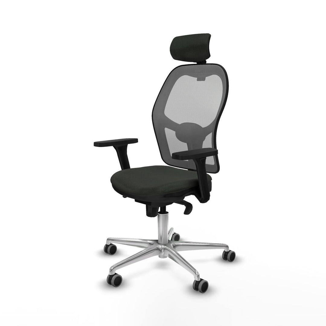 Office Chair with Headrest Piqueras y Crespo 3D086G2 Black